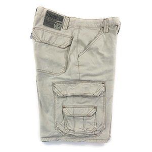 Vintage Levis SilverTab Cargo Shorts Mens 30 Khaki Heavy Duty Tactical Division